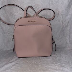 Michael Kors Large Dome Pink Backpack